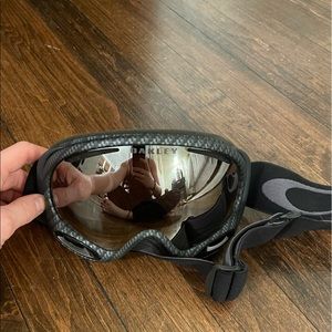 Oakley A Frame 2.0 Goggles Matte Carbon/Black Rose Iridium